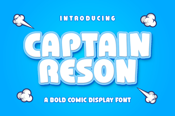 Captain Reson: The Bold Display Font for Playful Branding