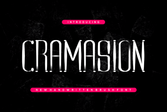 Cramasion: The Modern Brush Font for Bold Branding