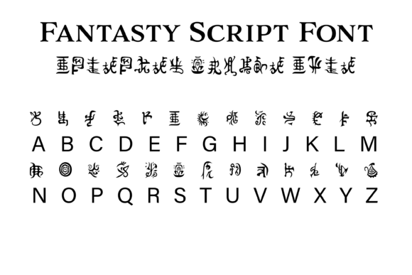 Fantasy Script 11: The Creative Font for Immersive Projects