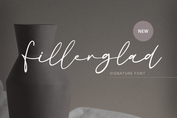 Fillerglad: The Delicate Handwritten Font for Modern Designers
