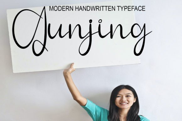 Gunjing: The Modern Handwritten Typeface for Creative Projects