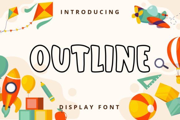 Outline: A Quirky Display Font for Creative Projects