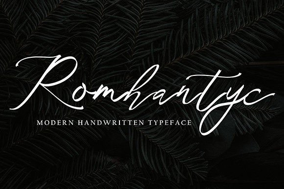 Romhantyc: The Sweet Handwritten Font for Joyful Designs