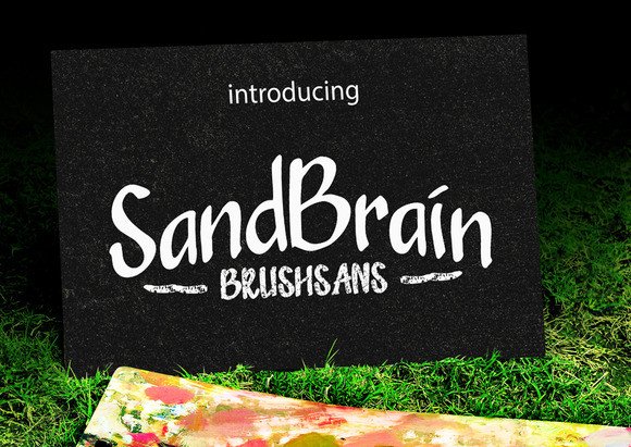 Sandbrain Family: A Handwritten Font for Authentic Design