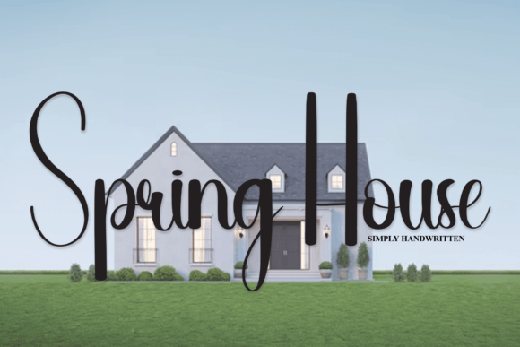 Spring House: The Handwritten Font for a Friendly Vibe