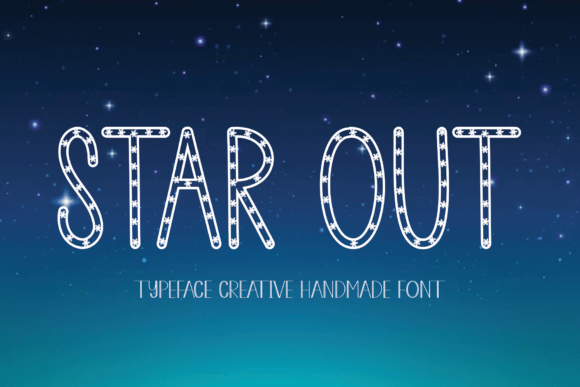 Star Out: A Sweet and Friendly Decorative Font for Creative Projects