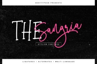 The Sangria Duo: A Font Pairing for Elegant, Modern Design