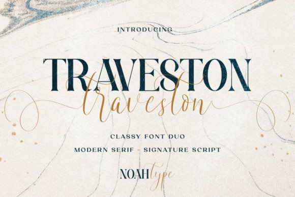 Traveston: A Modern Font for Bold Branding