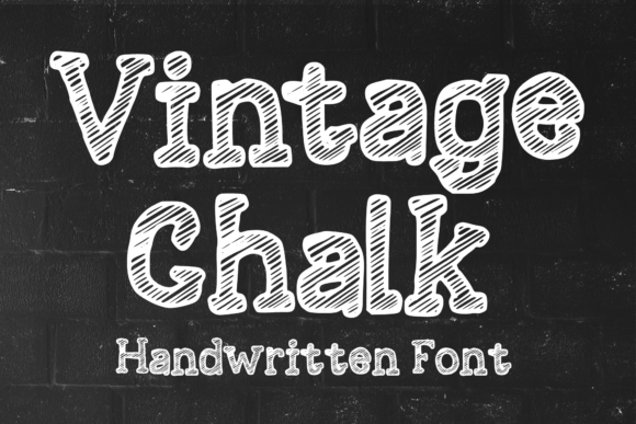Vintage Chalk: The Handwritten Display Font for Authentic Design